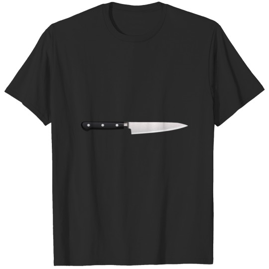 Knife Kitchen sharp cook cooking cut gift idea T-shirt