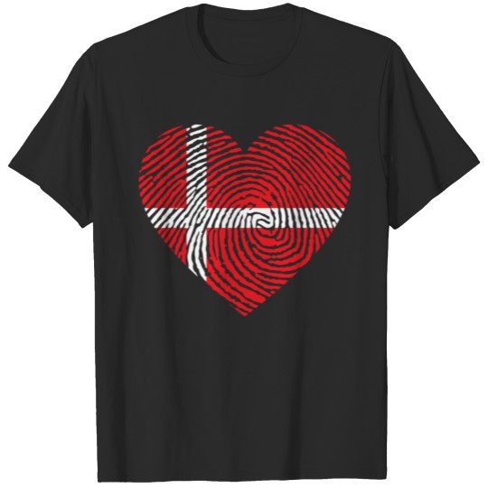 Denmark Heart DNA T-shirt