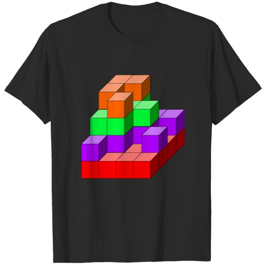 3D Cube 02 T-shirt
