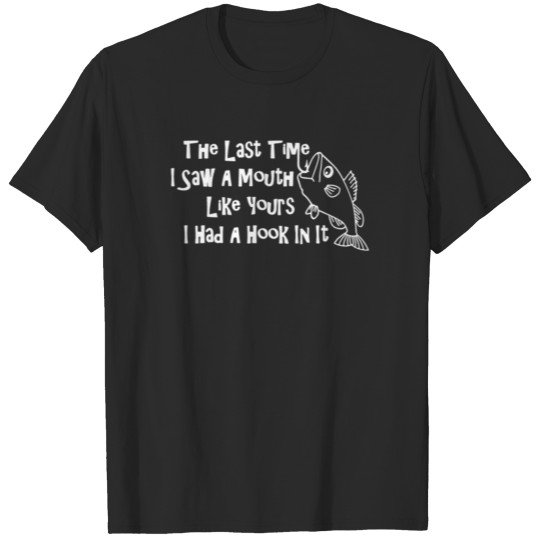Fishing Insult Logo Humour Funny T-shirt