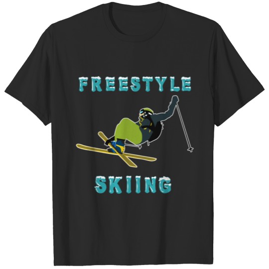 freestyle skiing event winter gift idea T-shirt