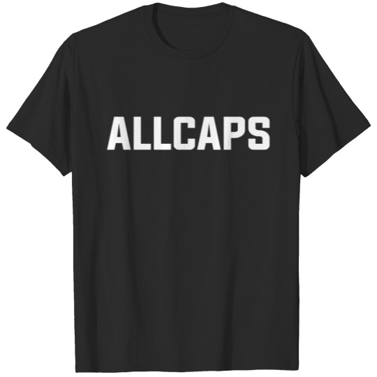 #ALLCAPS Hockey Shirt Washington DC Sports Fan T-shirt