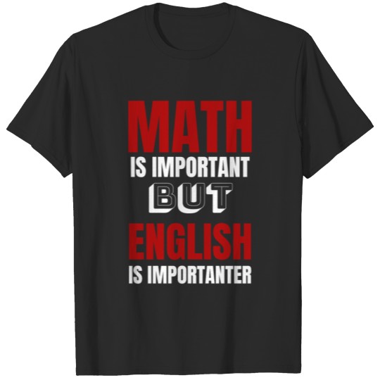 English Teacher Funny Humor Gifts T-shirt