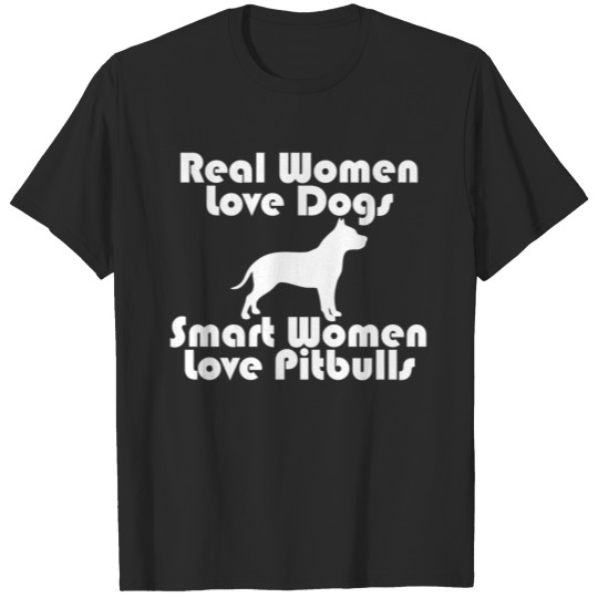 Women love pitbulls T-shirt