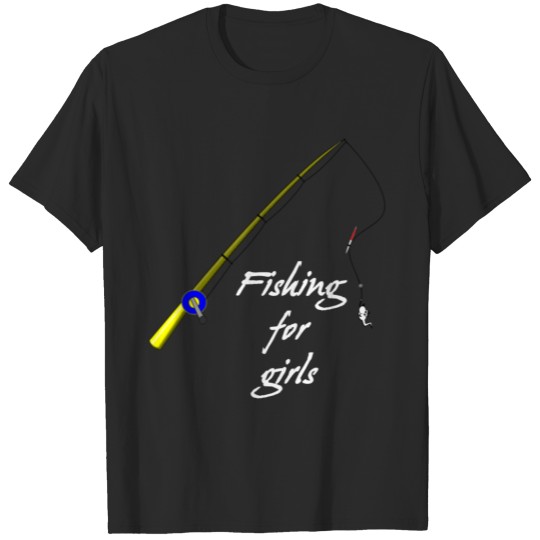 Fishing for girls T-shirt