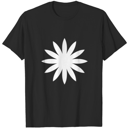 flower template T-shirt