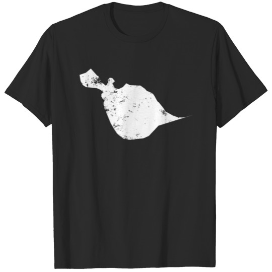 Heard Island and McDonald Islands Plain Map T-shirt