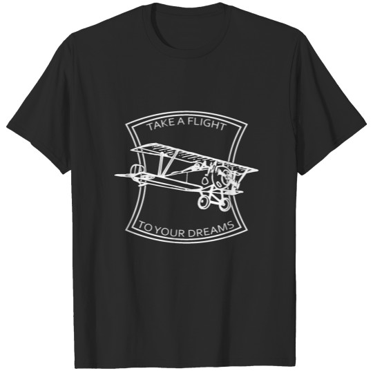 AIRPLANE - TAKE A FLIGHT TO YOUR DREAMS (w) T-shirt
