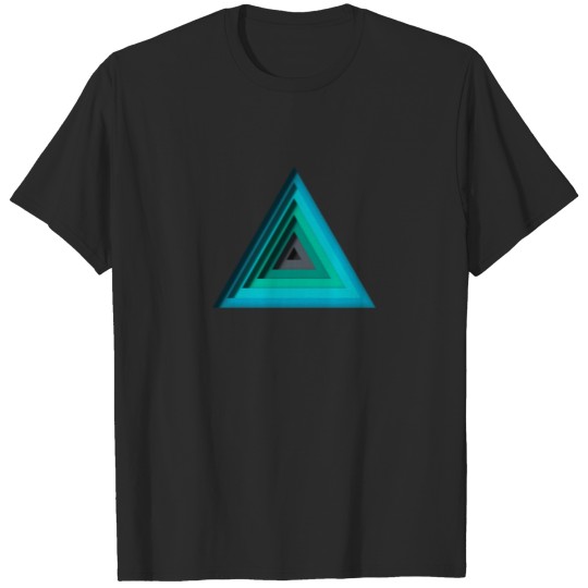 Optical Triangle Illusion T-shirt