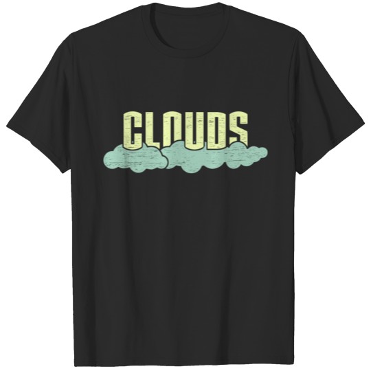 Clouds present christmas weather meteorologist T-shirt