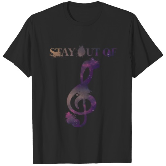 Stay out of clef T-shirt