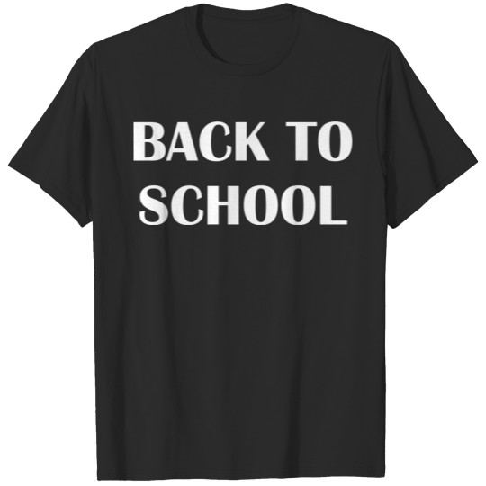 Back to school simple shirt T-shirt