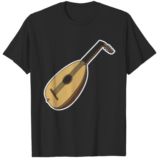 Music Instrument Lute Tshirt T-shirt