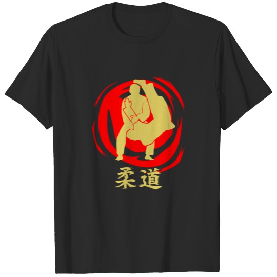 Judo martial arts fighter Japan defense T-shirt