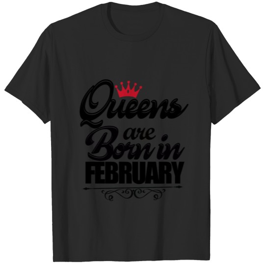 FEBRUARY birthday tees T-shirt