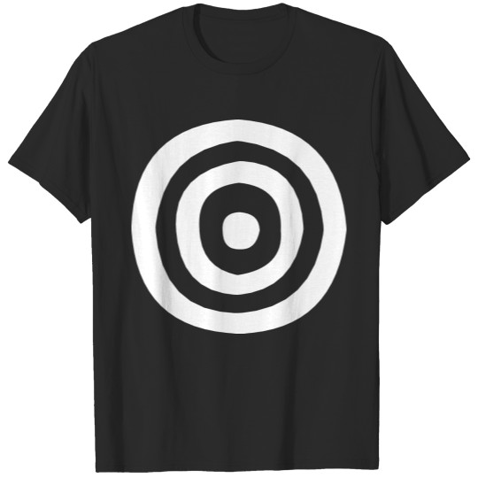 Round target T-shirt