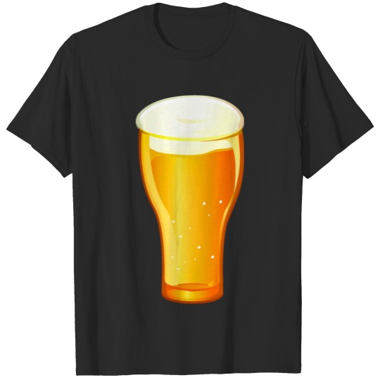 Beer Glas Pint Mug Gift Alcohol Drinking T-shirt