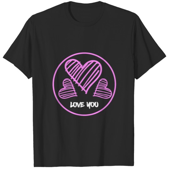 Love You Hearts T-shirt
