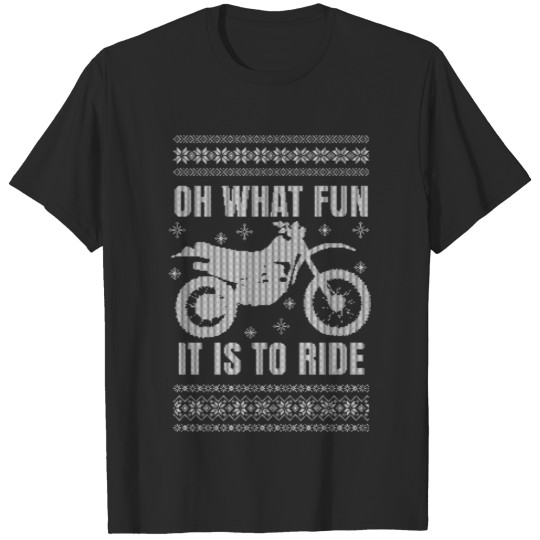 Christmas Dirtbike Enduro Motocross MX Gift Idea T-shirt