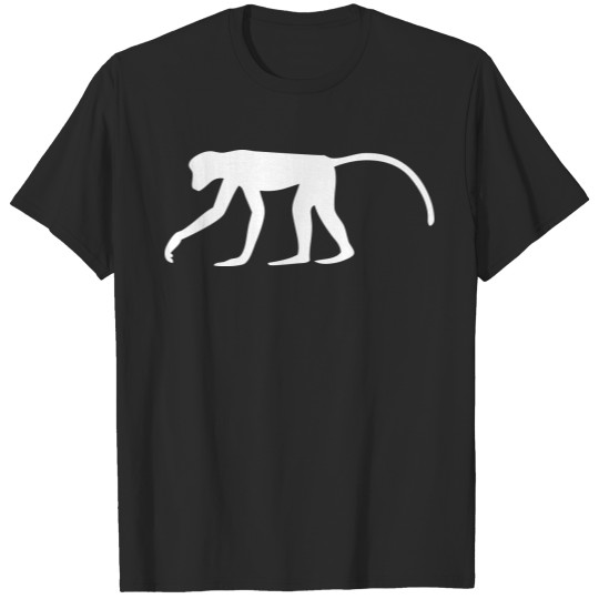 Baboon Eating Off The Ground T-shirt
