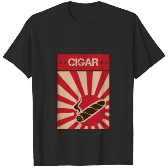 Propaganda Poster Cigar Rising Sun T-shirt