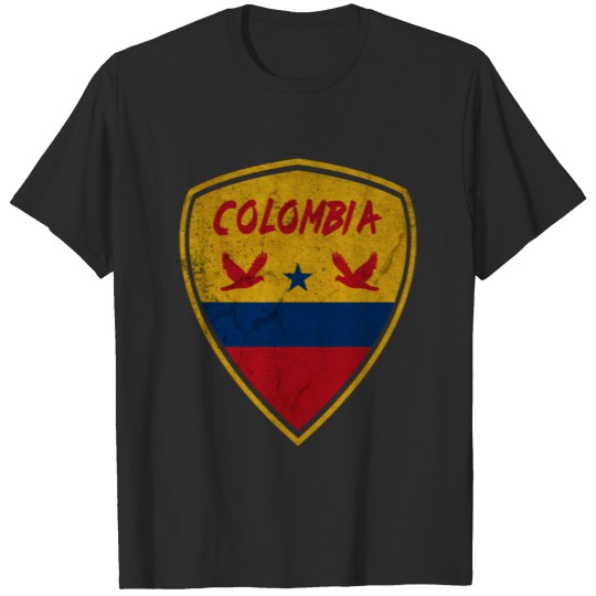 Colombia Coat of Arms Vintage / gift National Flag T-shirt