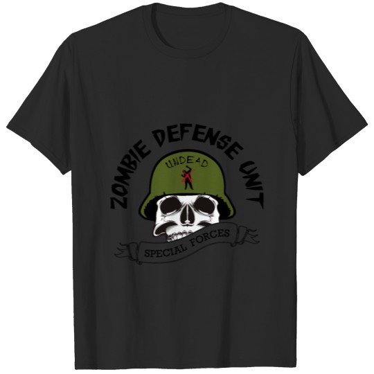Zombie Hunter, Special Forces Defense Unit Design T-shirt