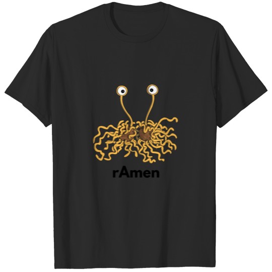 Flying Spagetti Monster pastafarianism Skeptic T-shirt