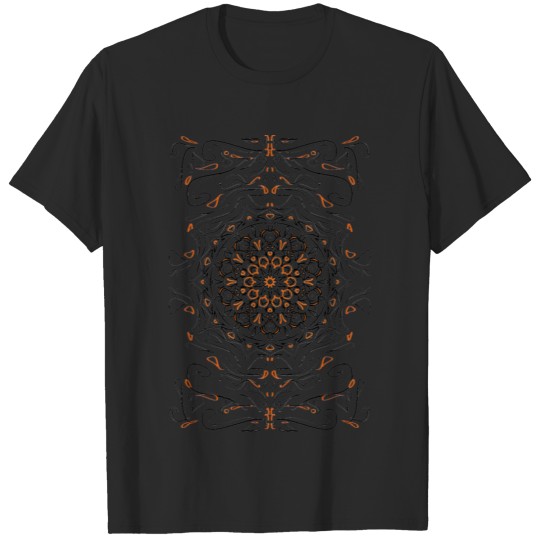 graphic symmetric strange T-shirt