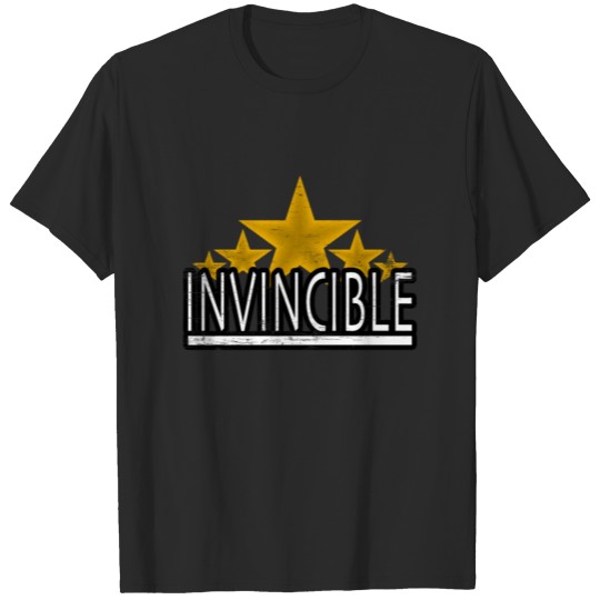 Invincible Unbeatable Boxing Self Confidence T-shirt