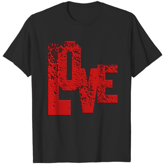 Love Valentine's day gift couple T-shirt