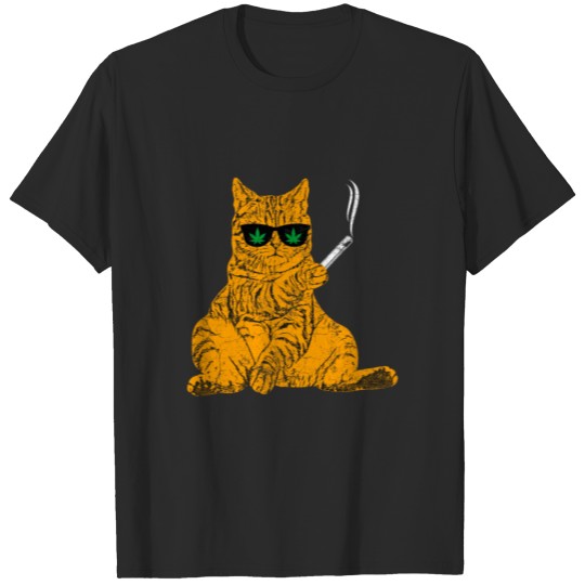Cat Smoking Shisha T-shirt