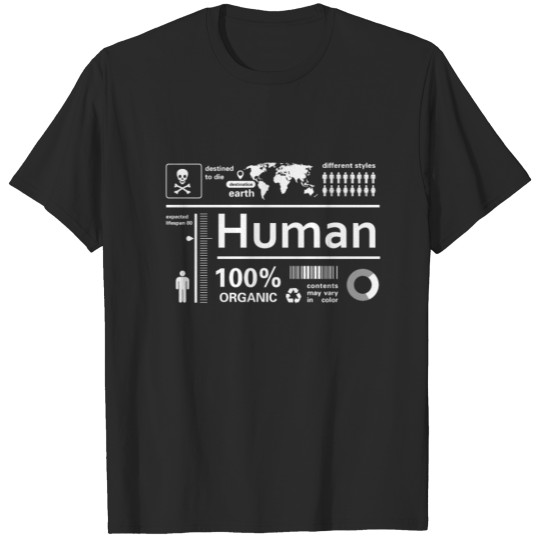 human definition save planet demo humor fun T-shirt