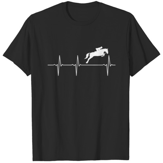 Heartbeat Show Jumping | Horse Riding Gift Idea T-shirt