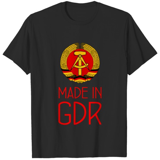 Made in GDR - DDR - Deutsche Demokr. Rep. - Berlin T-shirt