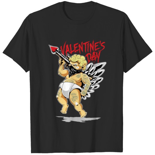 valentines day anarchie amor T-shirt