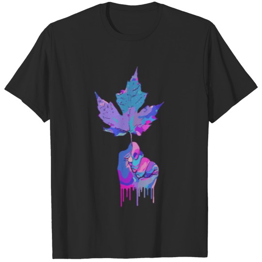 Canada Canadian Maple Leaf Graffiti T-shirt