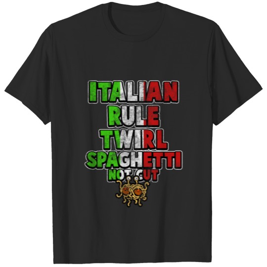 Spaghetti Noodles FSM WWFSMD Pasta Pesto Gift T-shirt