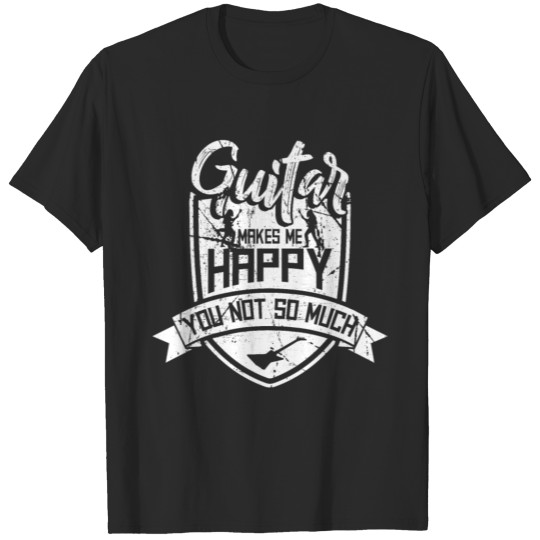 Guitarist guitar happiness T-shirt
