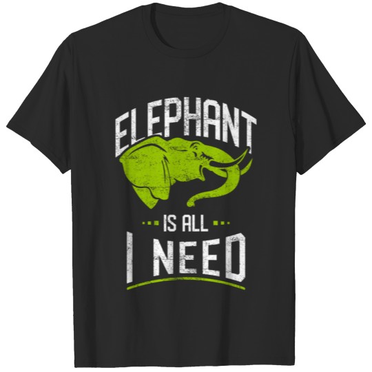 Elephant Tusker Pachyderm Favorite Animal Gift T-shirt