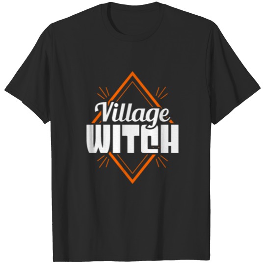 village witch halloween T-shirt