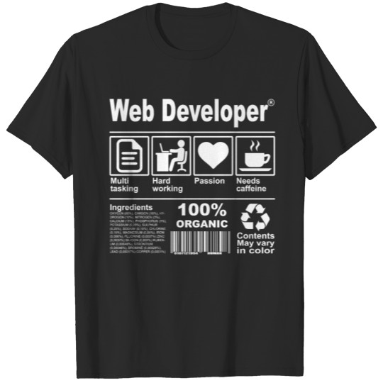 Web Developer T-shirt