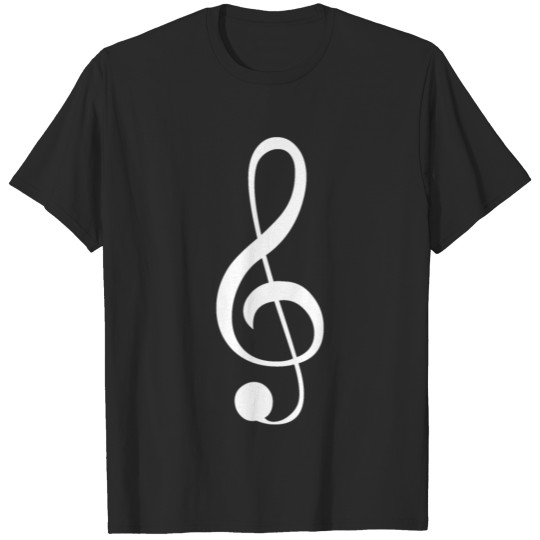 Music icon music key clef T-shirt