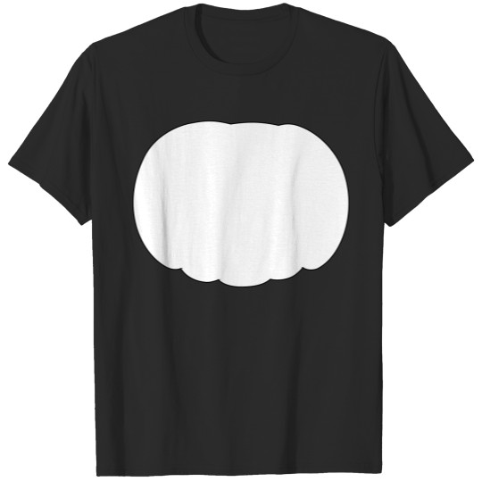 Round fluffy cloud T-shirt