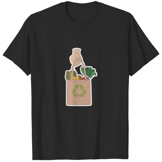 Healthy recycle bag T-shirt