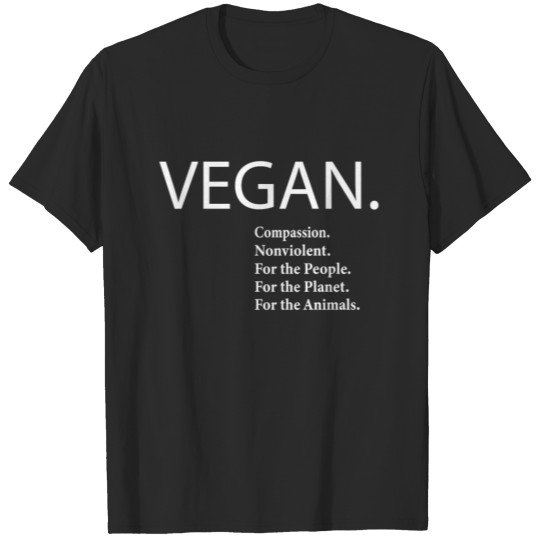 Vegan Merciful Nonviolent Planet People T-shirt