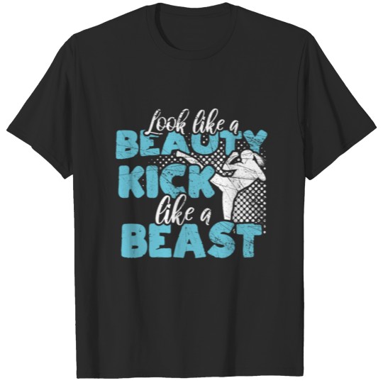 Kickboxing Girl Kickboxer Woman Kickbox Gift T-shirt