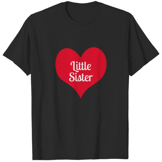 little sister love heart T-shirt