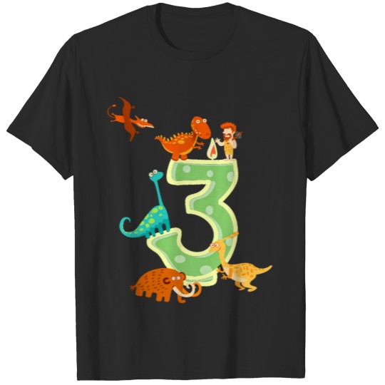 3. Birthday Dino Dinosaur Gift Idea T-shirt
