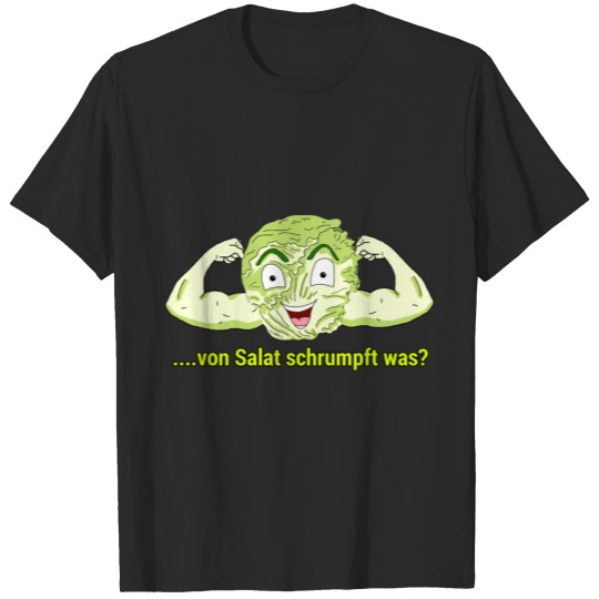 salad biceps german saying gift shirt T-shirt